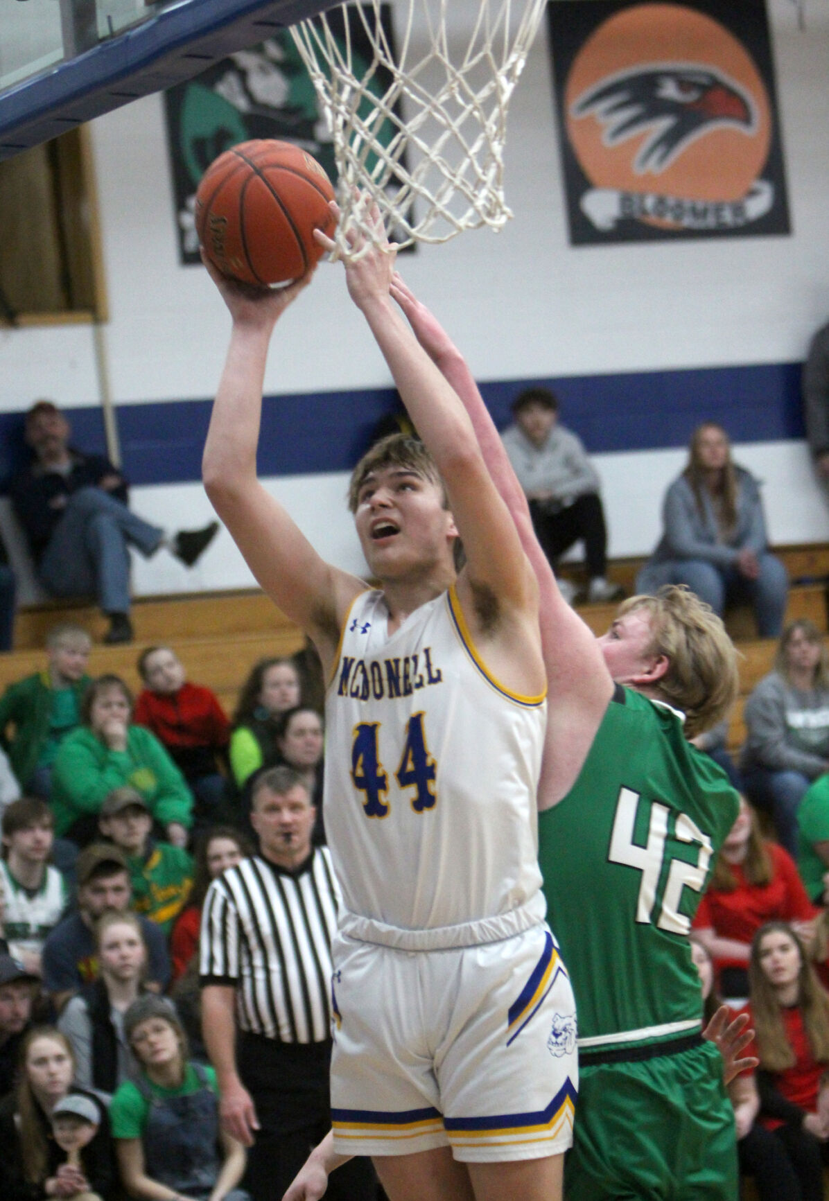 Prairie Farm at McDonell boys basketball 3-1-22